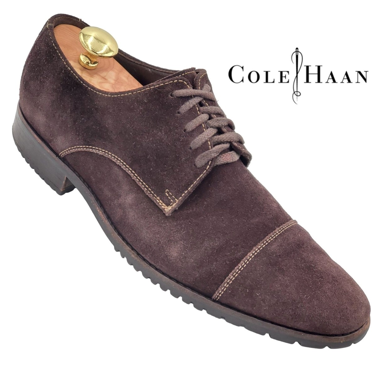Cole Haan Men 10 Air Winslow Waterproof Chocolate Brown  display picture 1