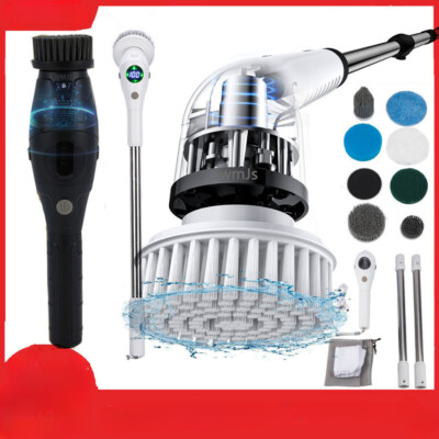 Multifunctional Electric Cleaning Brush 8-in-1 Household Cleaning Brush with LED