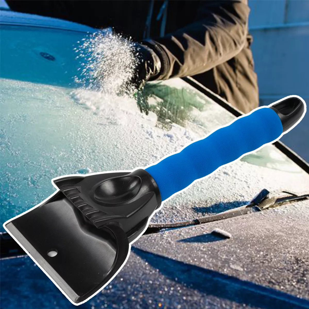 Ice Scraper For Car Snow Cleaner Remover Shovel Tool Windshield Frost Clean  Kit