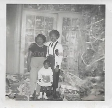 Vintage FOUND FAMILY PHOTOGRAPH Black And White ORIGINAL 29 55 I