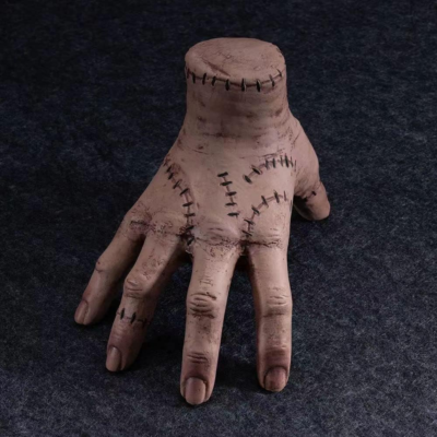 Elprico La Chose Famille Addams Main, Family Thing Hand,Fake Hand Toys From Wednesday Things Hand Model For Home Decor