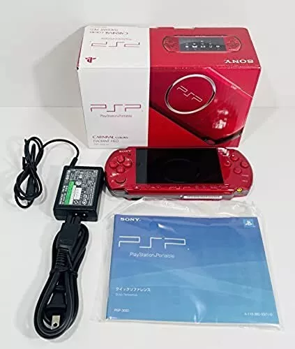 SONY PSP PlayStation Portable Console Radiant Red PSP-3000RR Japan