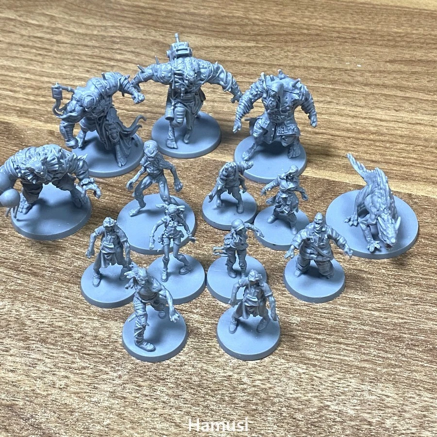 Random 6PCS Zombie Survivor Miniatures For Zombicide Pledge Exclusive Board Game - Image 2 of 4