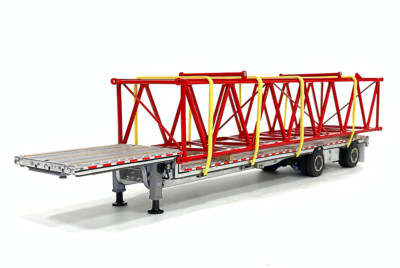 Weiss 027A-1701 East Dropdeck Trailer w/Manitowoc Boom Section 1/50 Die-cast MIB