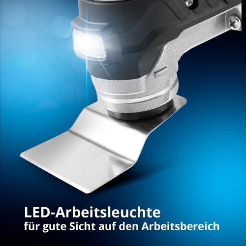 STAHLWERK Akku Multifunktionswerkzeug 900 W Brushless Deltaschleifer Multicutter - Bild 5 von 9