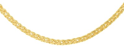 Flachgewebte Gliederkette 9 kt Gelbgold 18 Zoll/46 cm x 3,7 mm