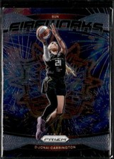 2024 Panini WNBA Prizm Firework DiJonai Carrington Connecticut Sun #5 