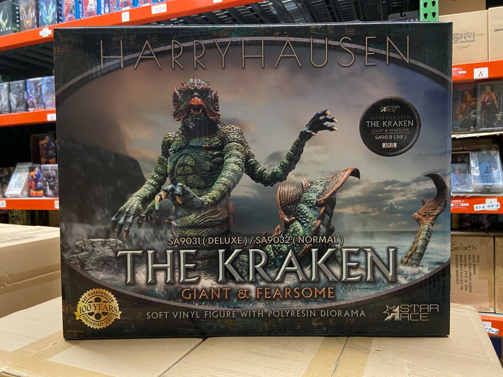 Clash of the Titans Gigantic Series Kraken (Deluxe Ver.) Limited Edition  Soft Vinyl Statue