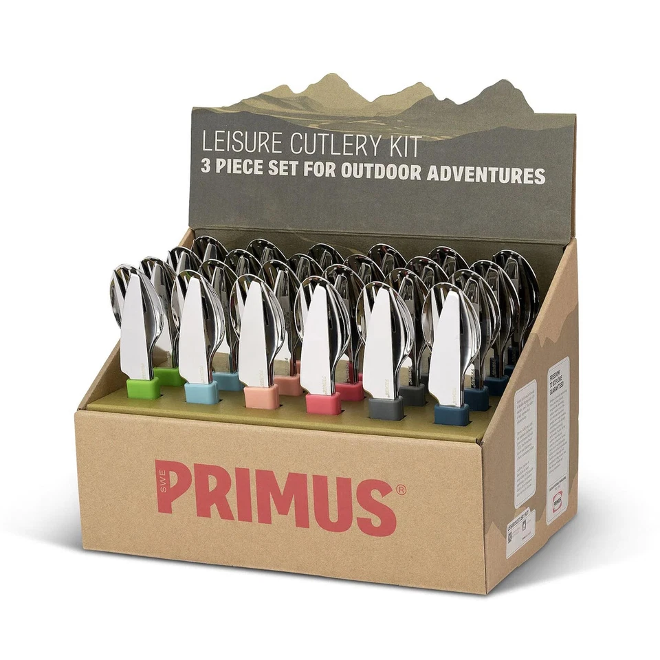 Primus Leisure cutlery set camping hiking knife fork spoon outdoor lightweight - Image 3 of 4