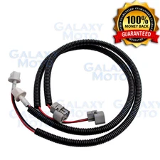  2pc 24" Fog Light Extension Cable Wire Harness+Cover for 10-17 Jeep Wrangler JK