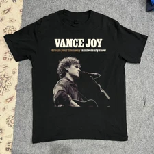 Vance Joy dream your life away 10-Year Anniversary T Shirt Black All Size OM858