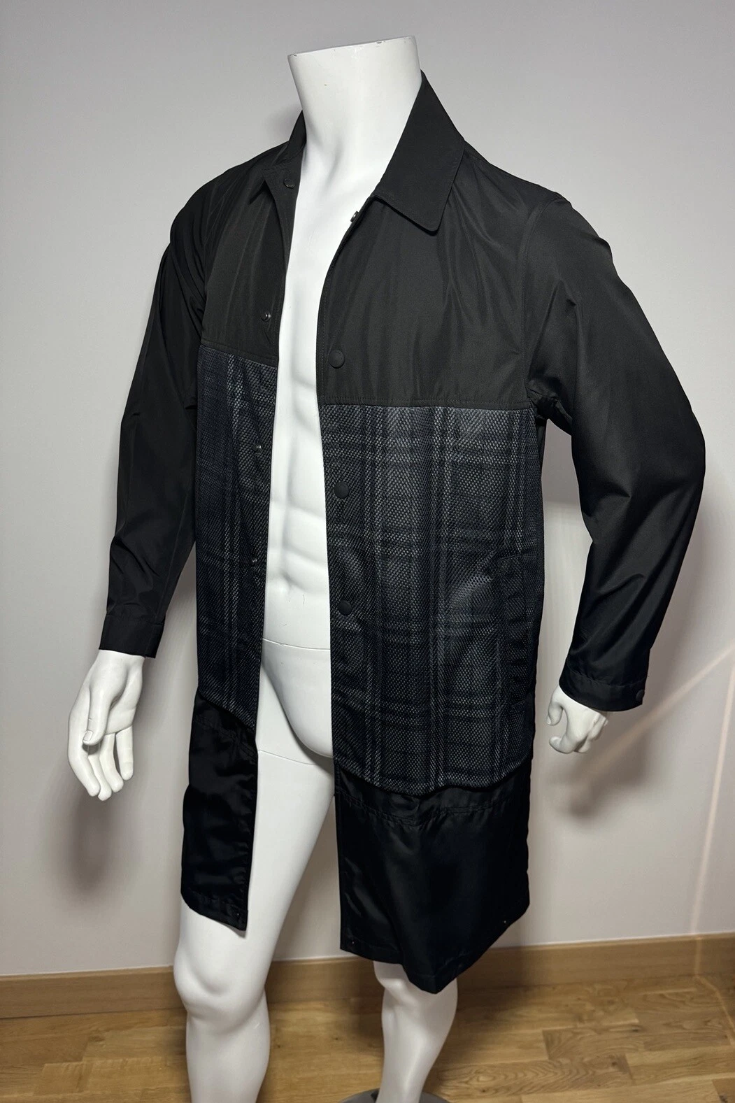 Burberry — BURBERRY Check Panel Technical Car Coat Trench Jacket Size XXS RRP £1150 NEW
