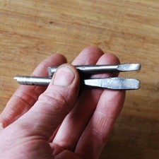 Vintage Yankee Push Drill Bit Lot 2 Flat for numbers.30 no.130  no.130A 