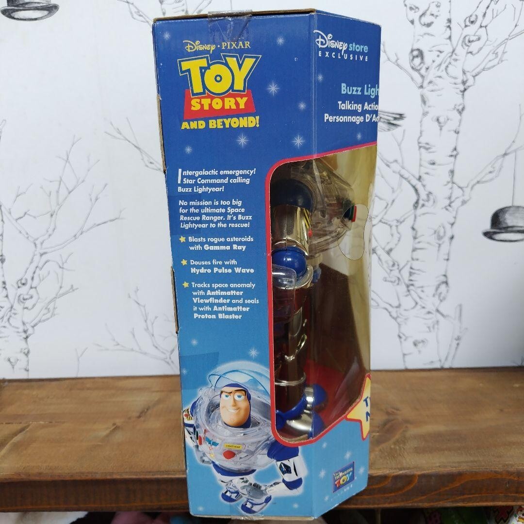 BUZZ LIGHTYEAR TOYSTORY スケルトン バズ Buzz Lightyear Skeleton Clear Toy Story Talking Space Rescue