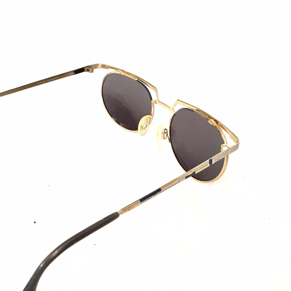 Gafas de sol Cazal 265 doradas/azules y blancas talla 54 mm marco nuevas Foto 2 de 4