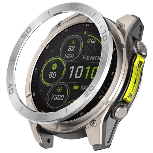 Per Garmin Fenix 43/47/51mm Lunetta Anello Protezione Cover Lunetta Metallo Cassa Orologio - Foto 13 di 64
