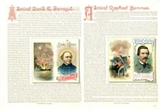 Admiral David G. Farragut & Admiral Raphael Semmes -  Duke Tobacco -  1889