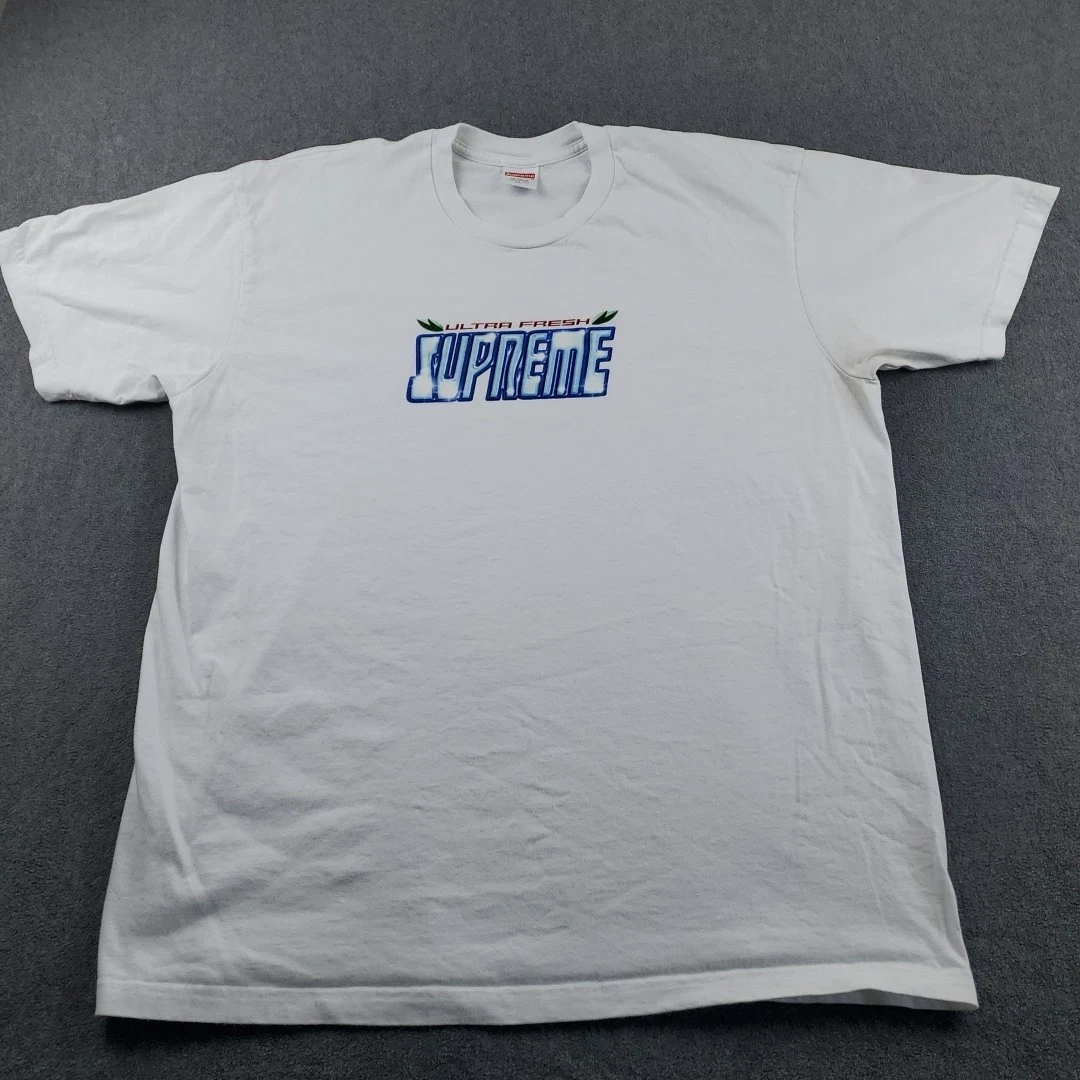 Preços baixos em Camisetas masculinas brancas Supreme | eBay