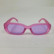 Pink Sunglasses with Purple Lenses
