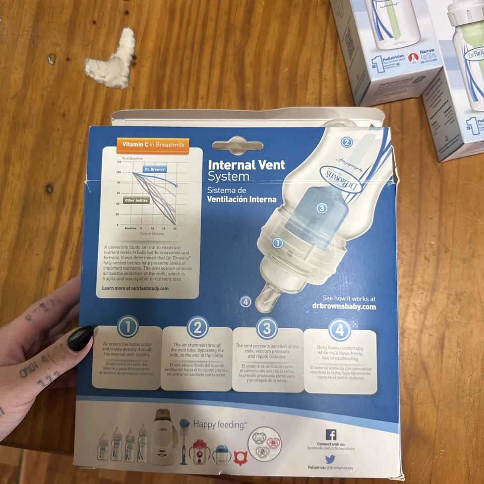 Botellas de polipropileno Dr Browns 4 oz sin BPA (paquete de 3) Foto 3 de 4