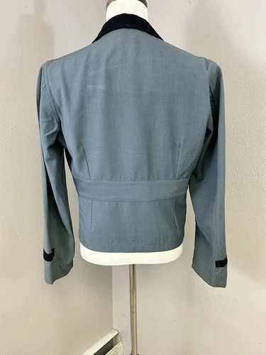 Vintage 50s Mens Taxi Bus Driver Uniform Jacket Workwear Zip Front  Maier-Lavaty image 4