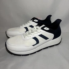 Redvanly NEW Challenger Spikeless Mens Size 11.5 /44 Golf Shoes White Navy Blue