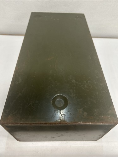Vintage Steel Drawer Index Card Metal File Cabinets Stackable Green 17x 8.25x5.5 - Picture 17 of 20