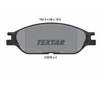 Textar Bremsbelagsatz BremsbeläGe Q+ Vorderachse FüR Ford USA Windstar