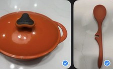 Rachel Ray 3 Quart Enamel Cast Iron Dutch Ove...