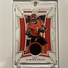 Ja'Marr Chase 2022 Panini National Treasures #CEN-JMC Century Materials /99