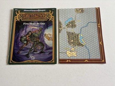 Advanced Dungeons and Dragons Greyhawk Adventures Five Shall Be One TSR  1991