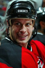 Dan McGillis New Jersey Devils at their game v the New York - Ice Hockey Photo