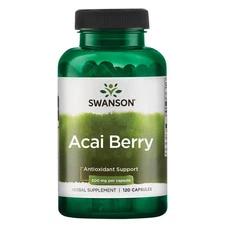 Swanson Acai Berry 500 mg 120 Capsules
