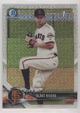 2018 Bowman Draft Chrome Asia Mojo Refractor Blake Rivera #BDC-80 19fe