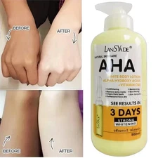 AHA Strong Brightening Body Cream Hydroxy Acid Vitamin C Whitening 500ml USA