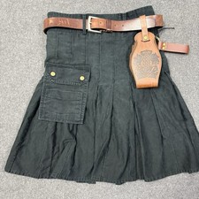 Men Scottish Fashionable Utility Kilt For Men's 100 Cotton Cargo Pockets Kilt