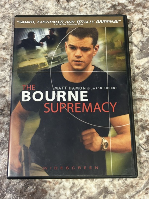 The Bourne Supremacy (DVD 2004 Action) Matt Damon Julia Stiles