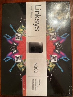 Linksys E1200 300 Mbps 4-Port 10/100 Wireless N Router