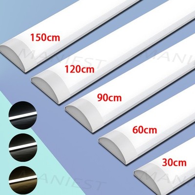 LED 60/90/120/150cm Wannenleuchte Deckenleuchte Feuchtraumlampe Werkstatt Röhre