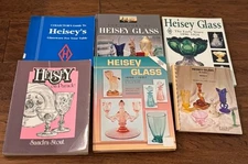 Heisey Glass Company Books - Lot of 6 - Identification & Price Guides