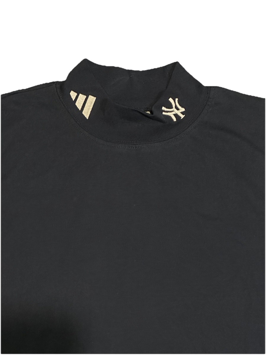 New York Yankees Mock Neck Turtleneck Adidas MLB Official Vintage