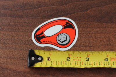 METOLIUS Bolt Hanger STICKER Decal Orange