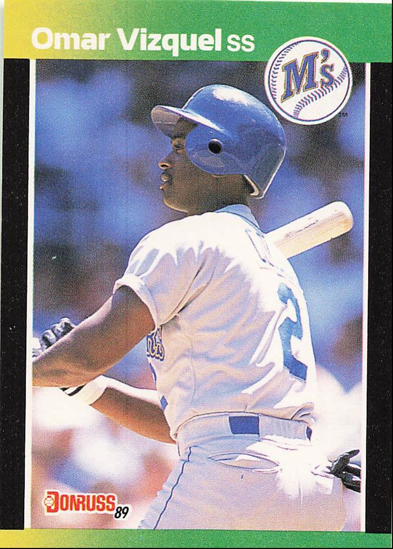 1989 Donruss Baseball's Best Omar Vizquel Seattle Mariners #163