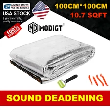 10.7Sqft Aluminum cotton Sound Deadening Insulation Heat Barrier noise reduction
