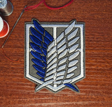 Parche Attack On Titan Wings Of Freedom AoT bordado hierro en 3,25x2,75"