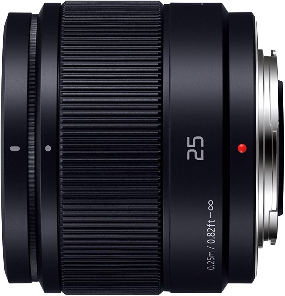 NEAR MINT] PANASONIC LUMIX G 25mm/ F1.7 ASPH. Black from
