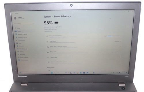 Lenovo ThinkPad T550|Core i7@2.60GHz|16GB RAM|256GB SSD|WIN 11. PROF|Webcam - Picture 8 of 13