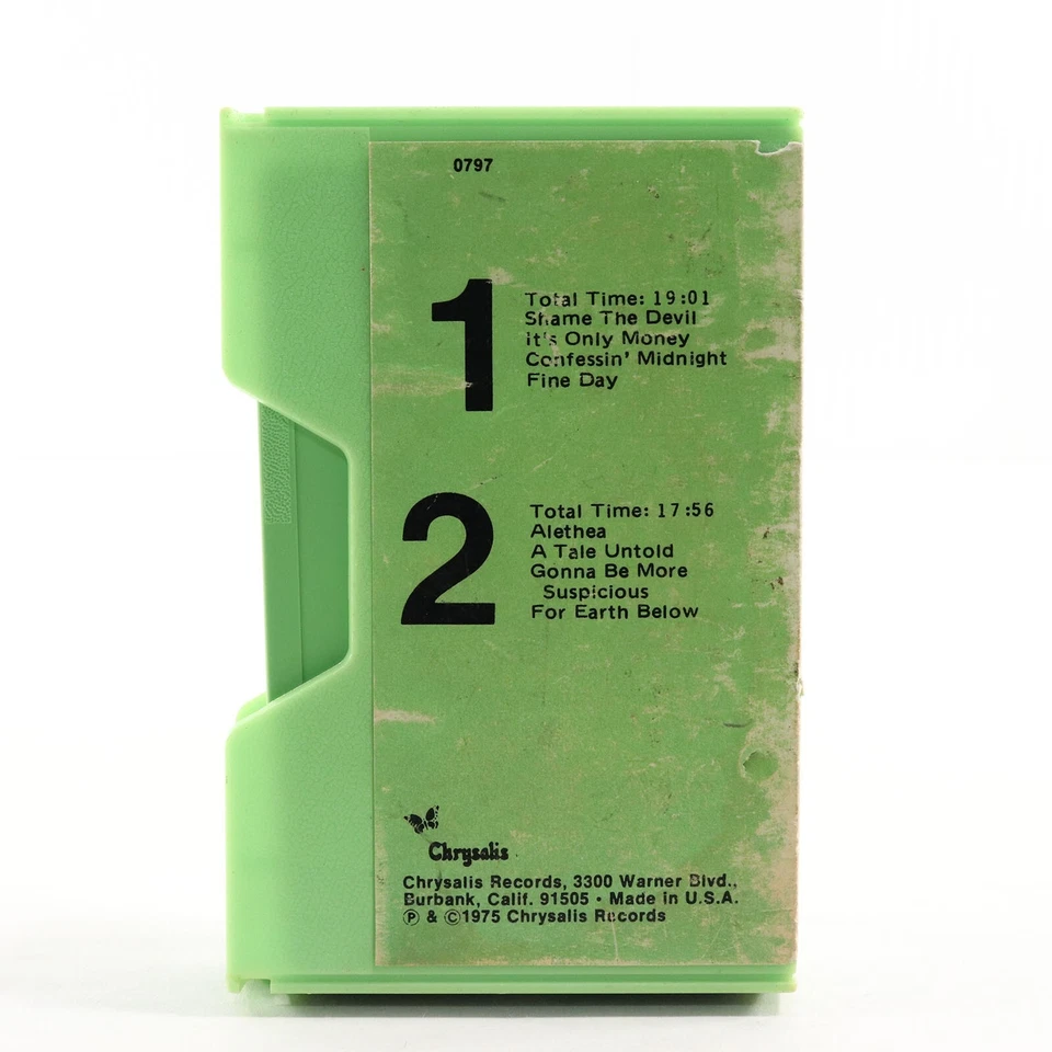 For Earth Below by Robin Trower (Cassette Tape, 1975, Chrysalis) Slide Case RARE Foto 2 de 4