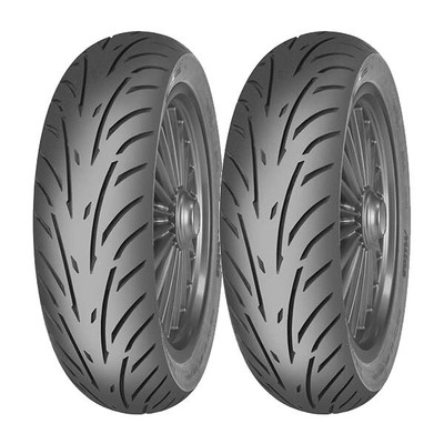 TYRE PAIR MITAS 80/90-16 48P + 130/70-12 56L TOURING FORCE SC