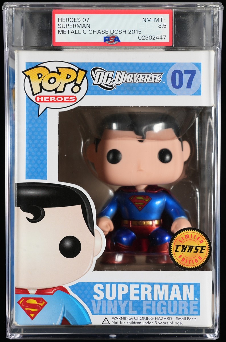 廃盤レアFUNKO POP!  DC マンオブスティール　スーパーマン Amazon.com: Funko Pop Comic Cover: DC - Superman 85th